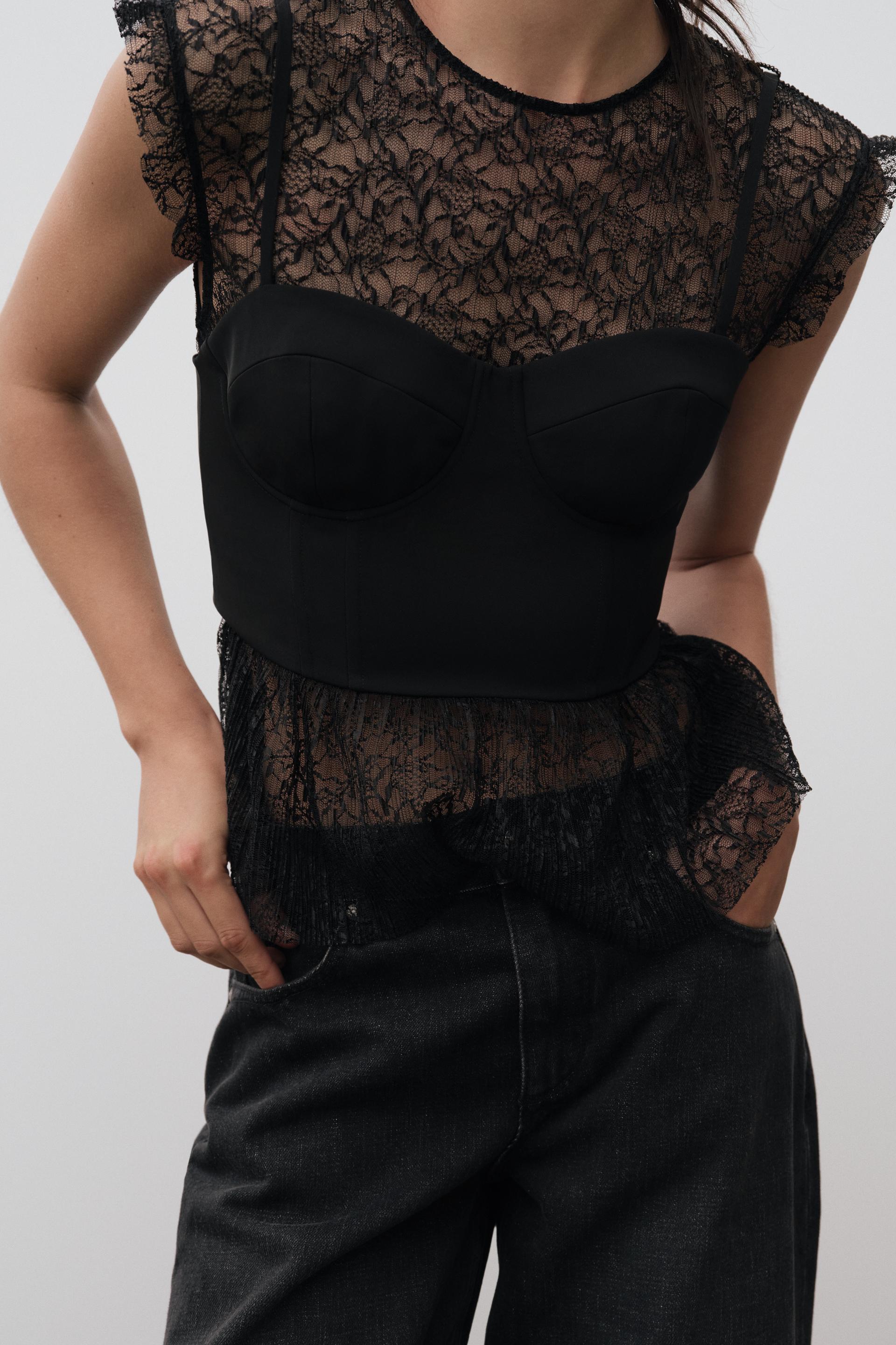 Women's Lace Tops | Explore our New Arrivals | ZARA United States