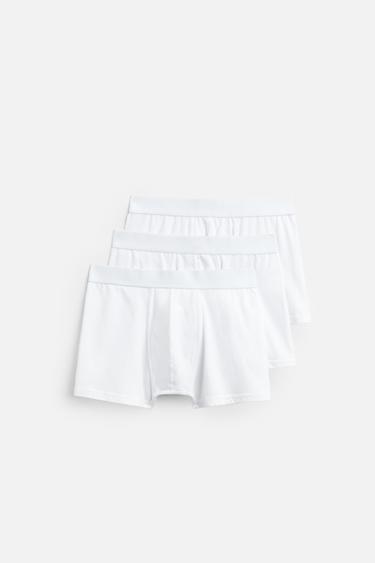 BÓXER BÁSICO PACK 3 - Blanco de Zara