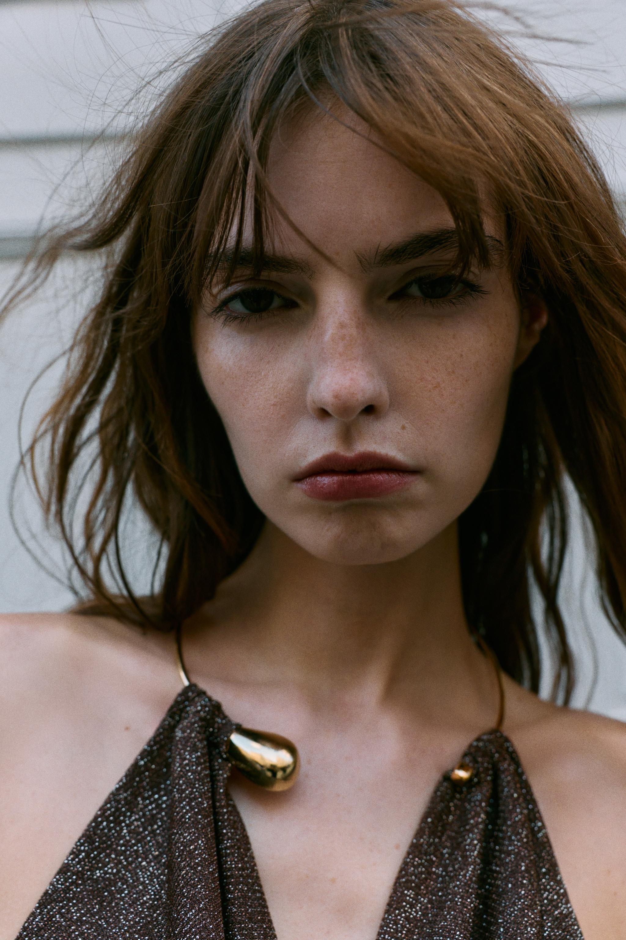 TOP CHOCKER MÉTALLISÉ