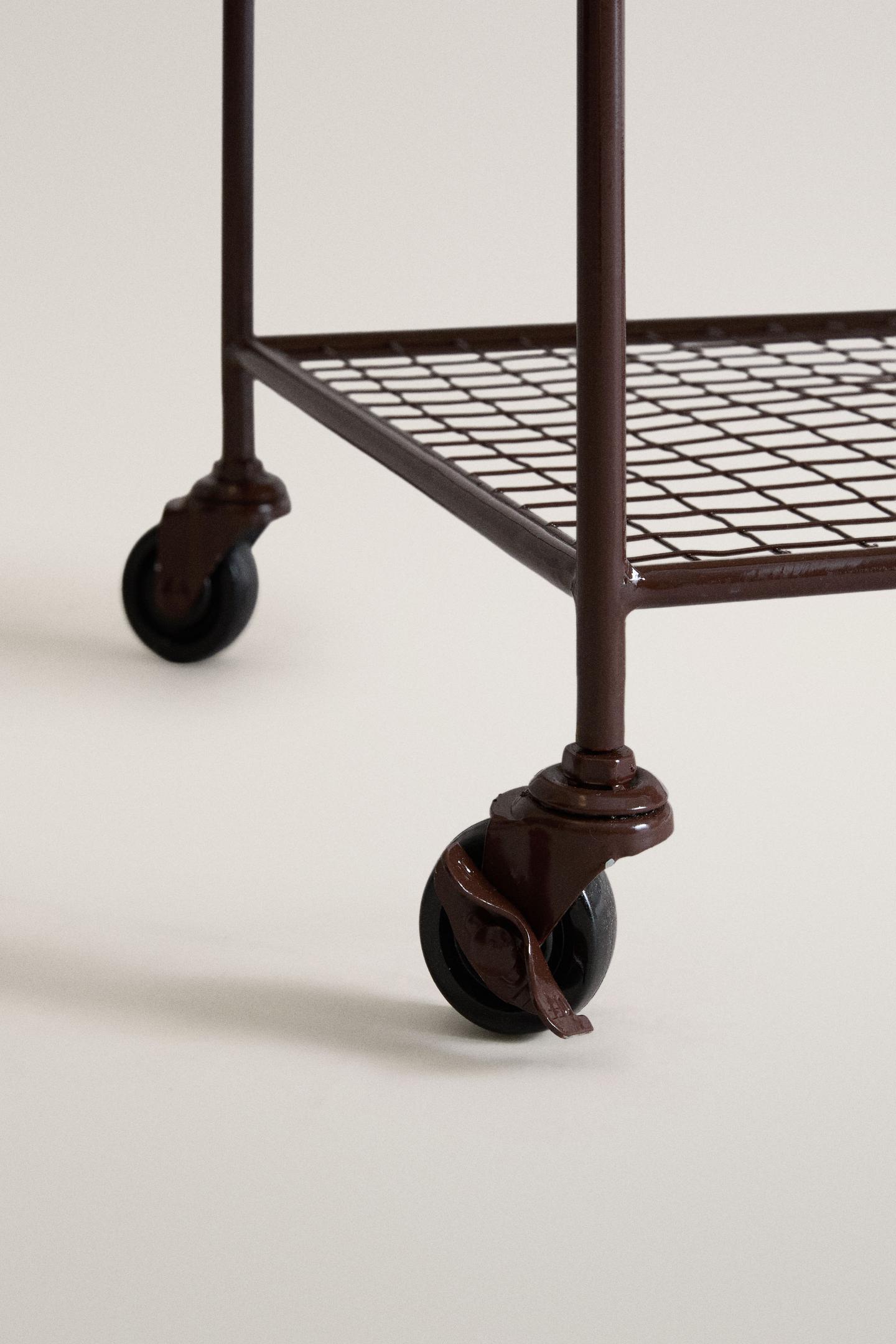 Детская куртка Zara Coat Rack with Wheels, цвет: Коричневый — фото 4