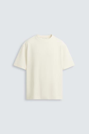 TEXTURED SWEATSHIRT - Oyster-white by Zara