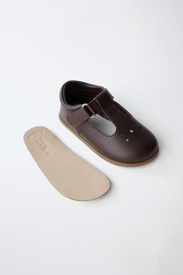 BAREFOOT LEATHER SHOES - Brown by Zara - Image 3