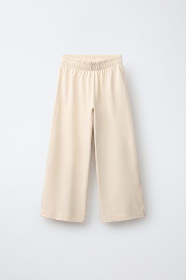 PANTALÓN WIDE LEG HEAVY WEIGHT - Crudo de Zara