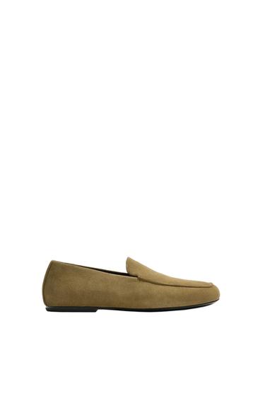 Zara LEATHER LOAFERS LIMITED EDITION - Gold