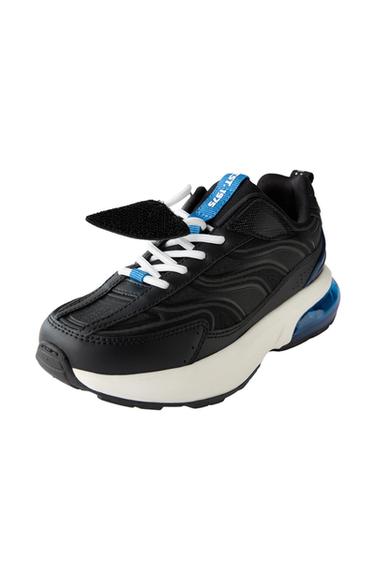 Zara AIR CHAMBER SNEAKERS - Black