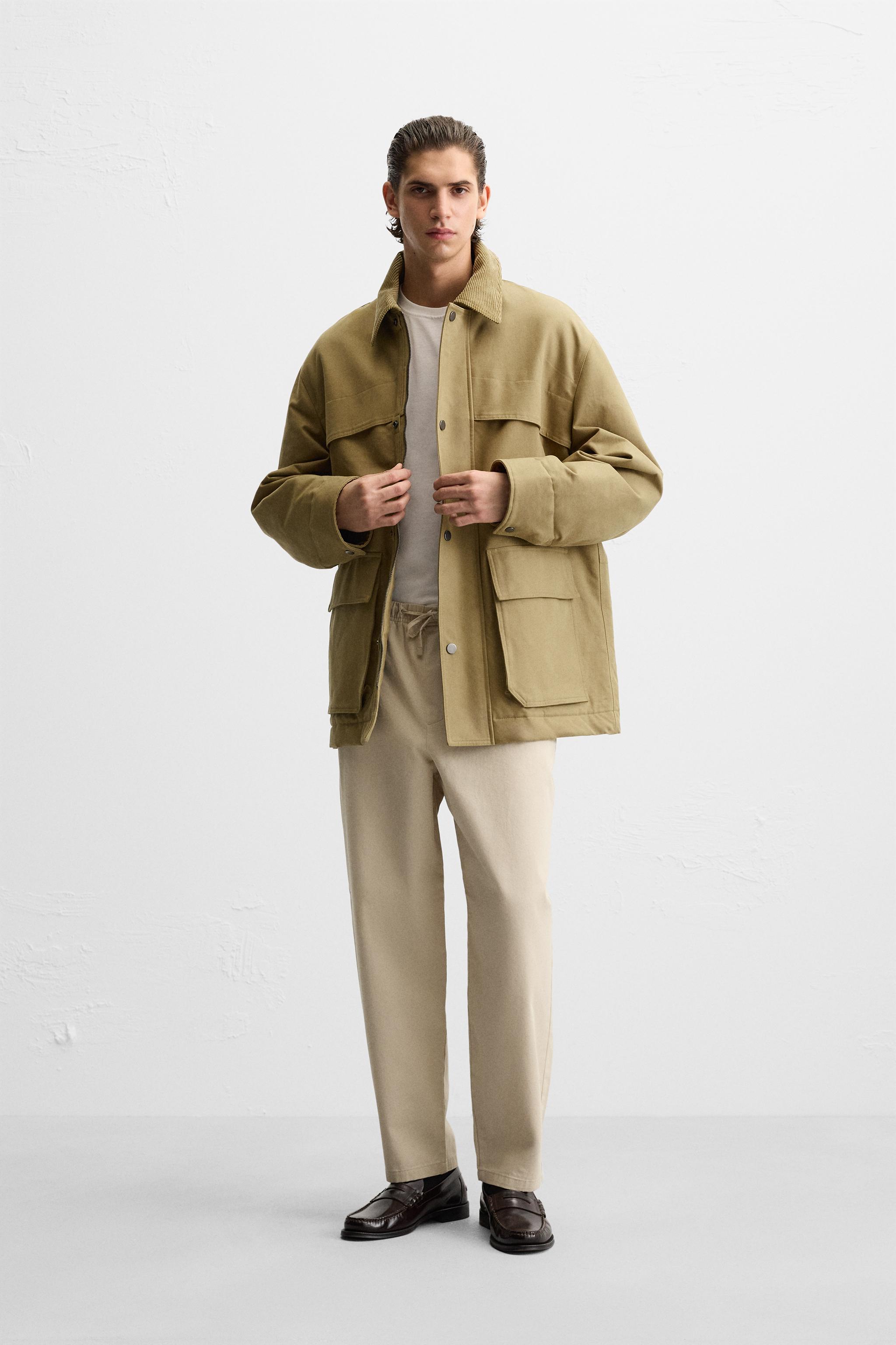 Pantalón Chino Zara Rebajas Pantalones Hombre Carrot Fit Pantalon