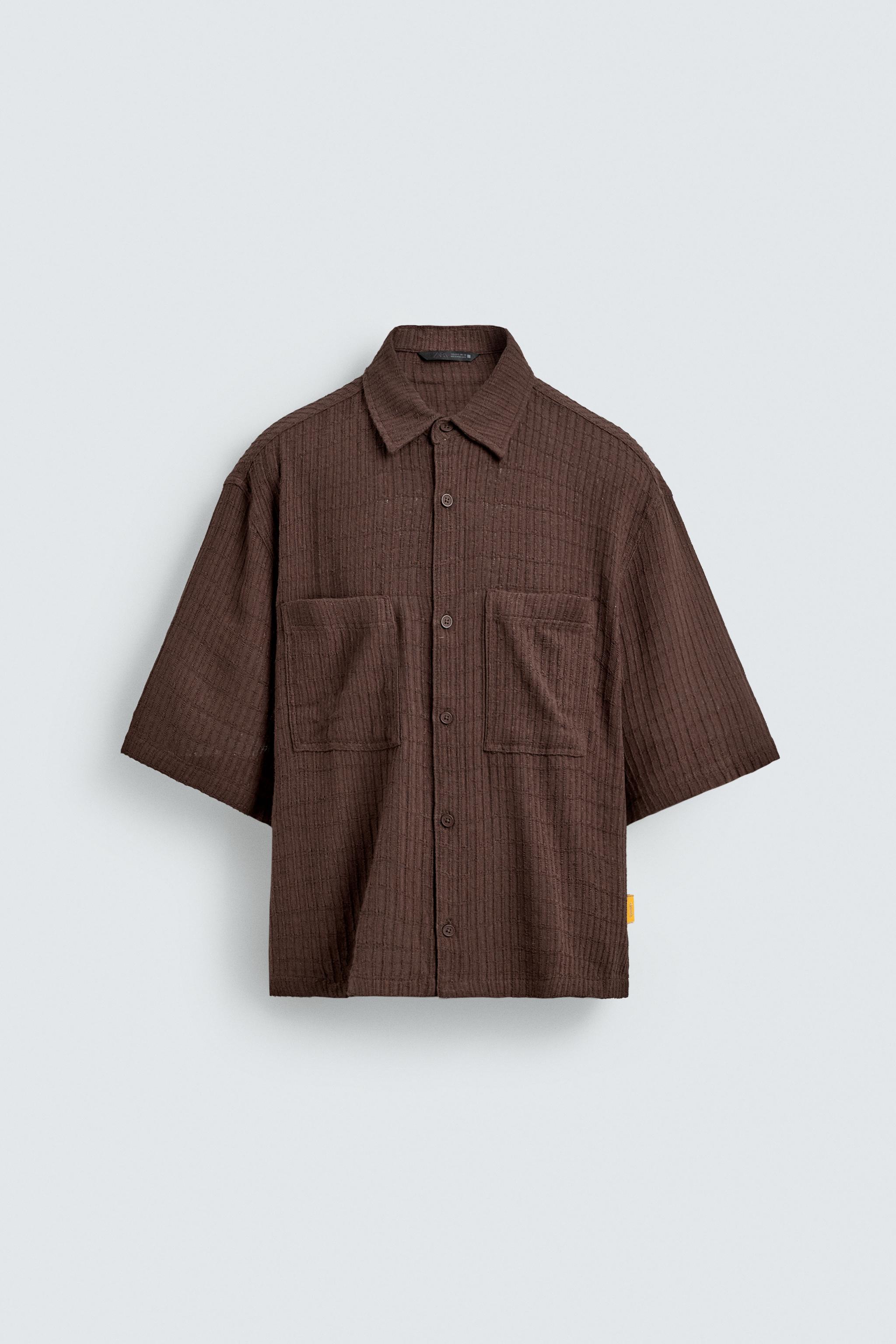 RELAXED FIT TEXTURED SHIRT