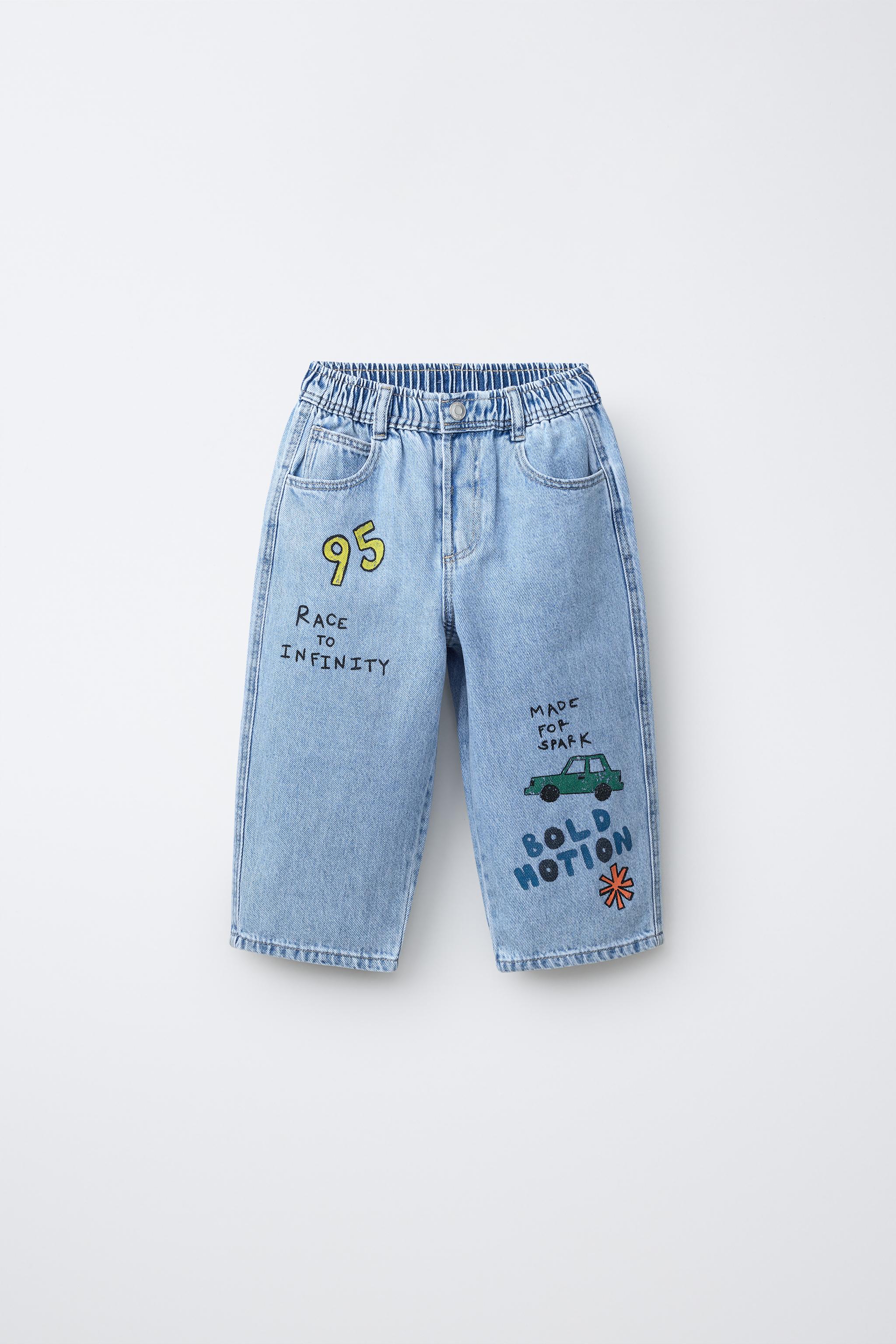 JEAN TAPERED BAGGY IMPRIMÉ