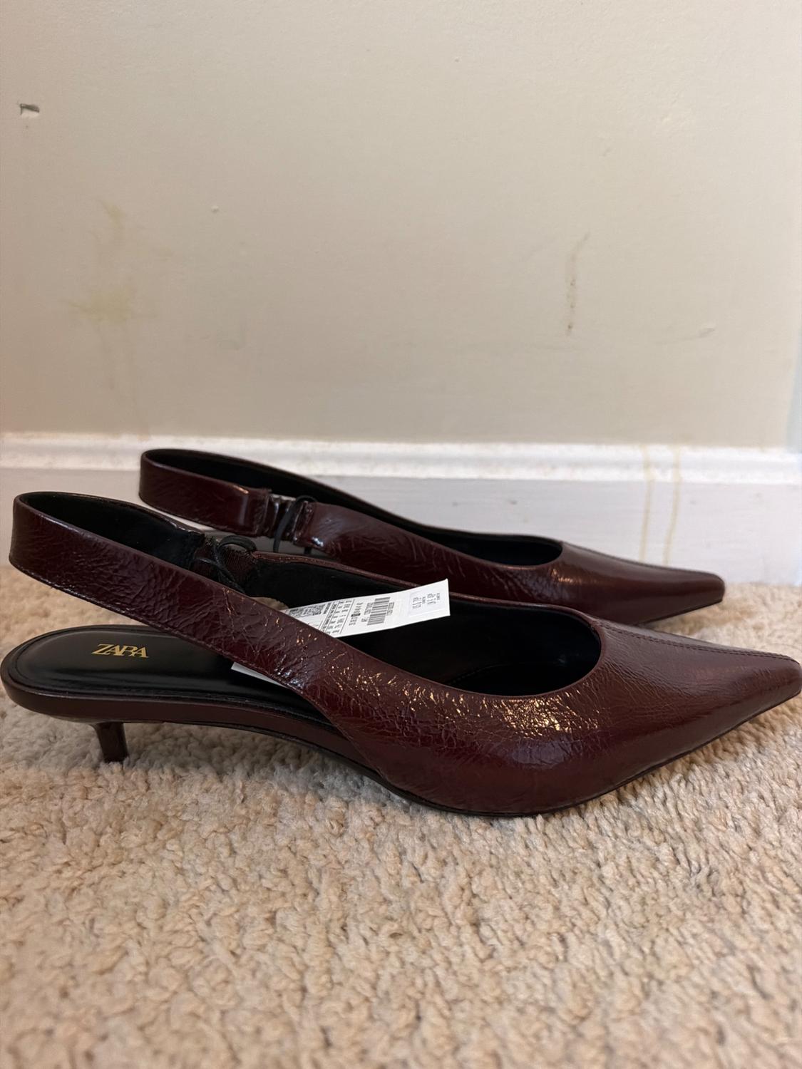 ZAPATO TACÓN DESTALONADO PIEL - Image 6