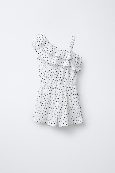 COMBI-SHORT CŒURS - Blanc / Noir de Zara - Image 0
