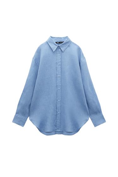 BUTTONED LINEN SHIRT
