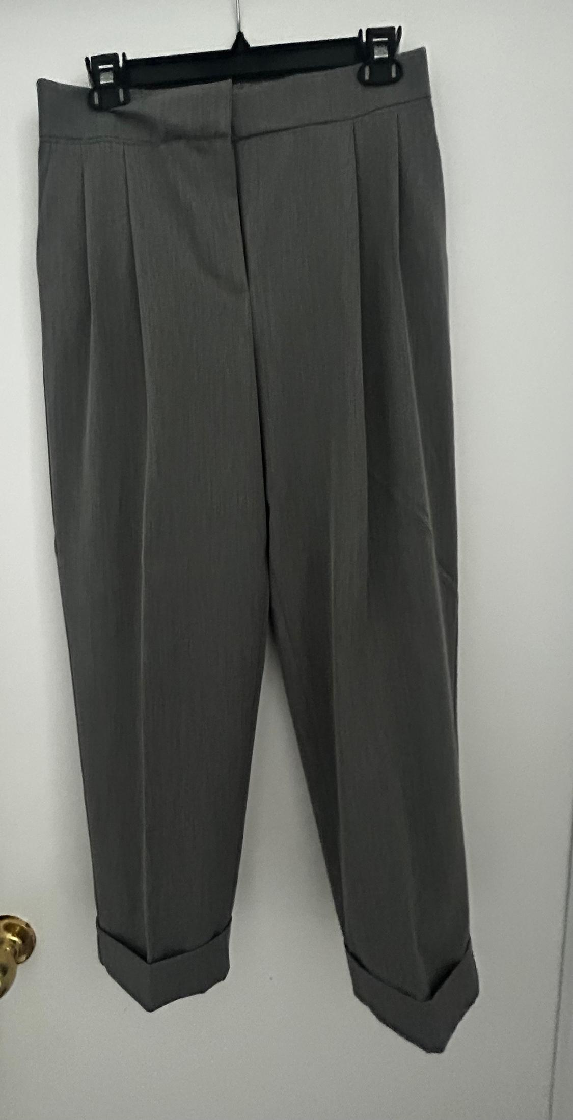 PANTS WITH DARTS AND CUFFED HEM - Image 2