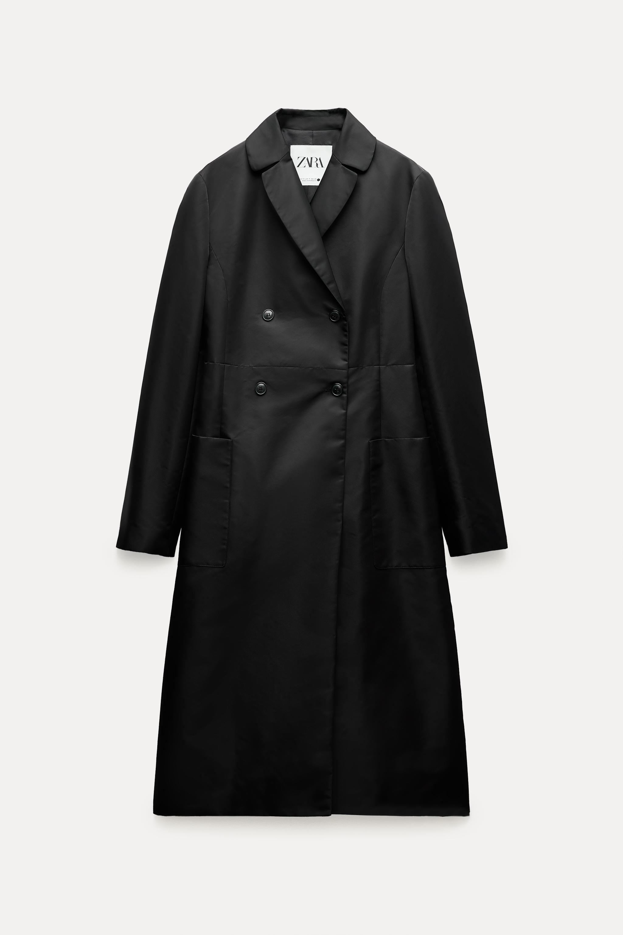 ZW COLLECTION テクニカル トレンチコート - ブラック | ZARA Japan / 日本