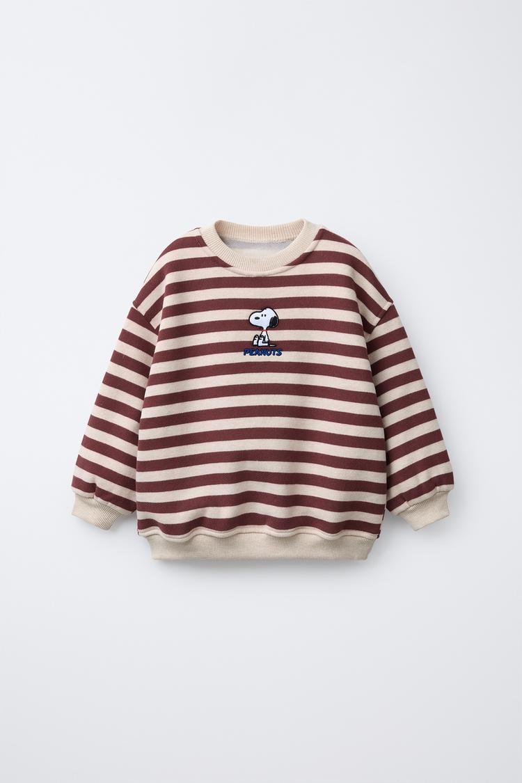 STRIPED SNOOPY PEANUTS™ SWEATSHIRT