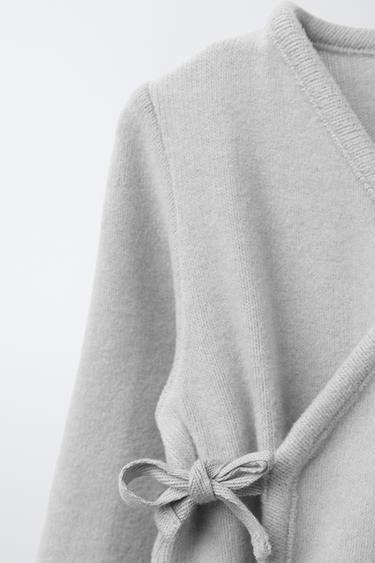 SOFT TOUCH JUMPSUIT WITH TIES - Light grey by Zara - Image 2