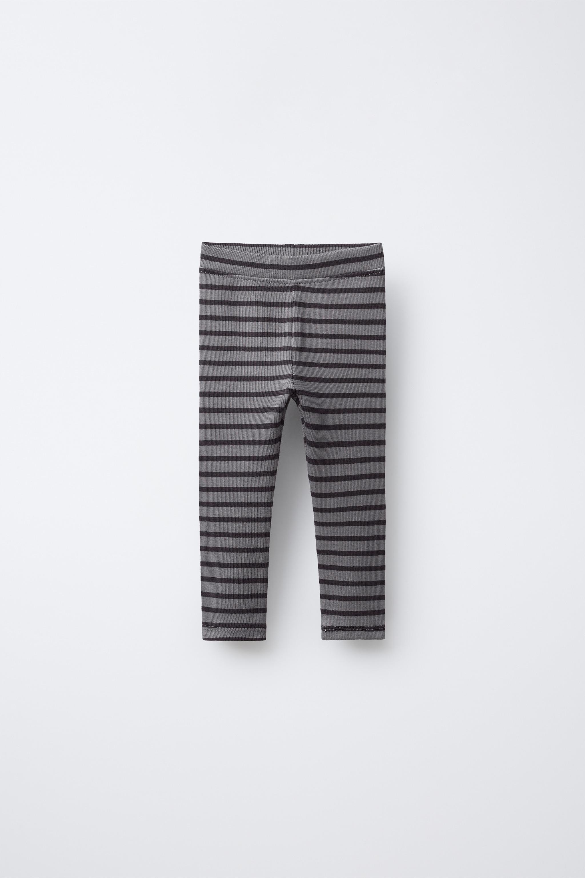 TWO-PACK OF PRINTED AND PLAIN LEGGINGS