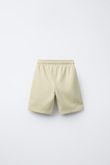 INTERLOCK T-SHIRT AND BERMUDA SHORTS SET - Light green by Zara - Image 5