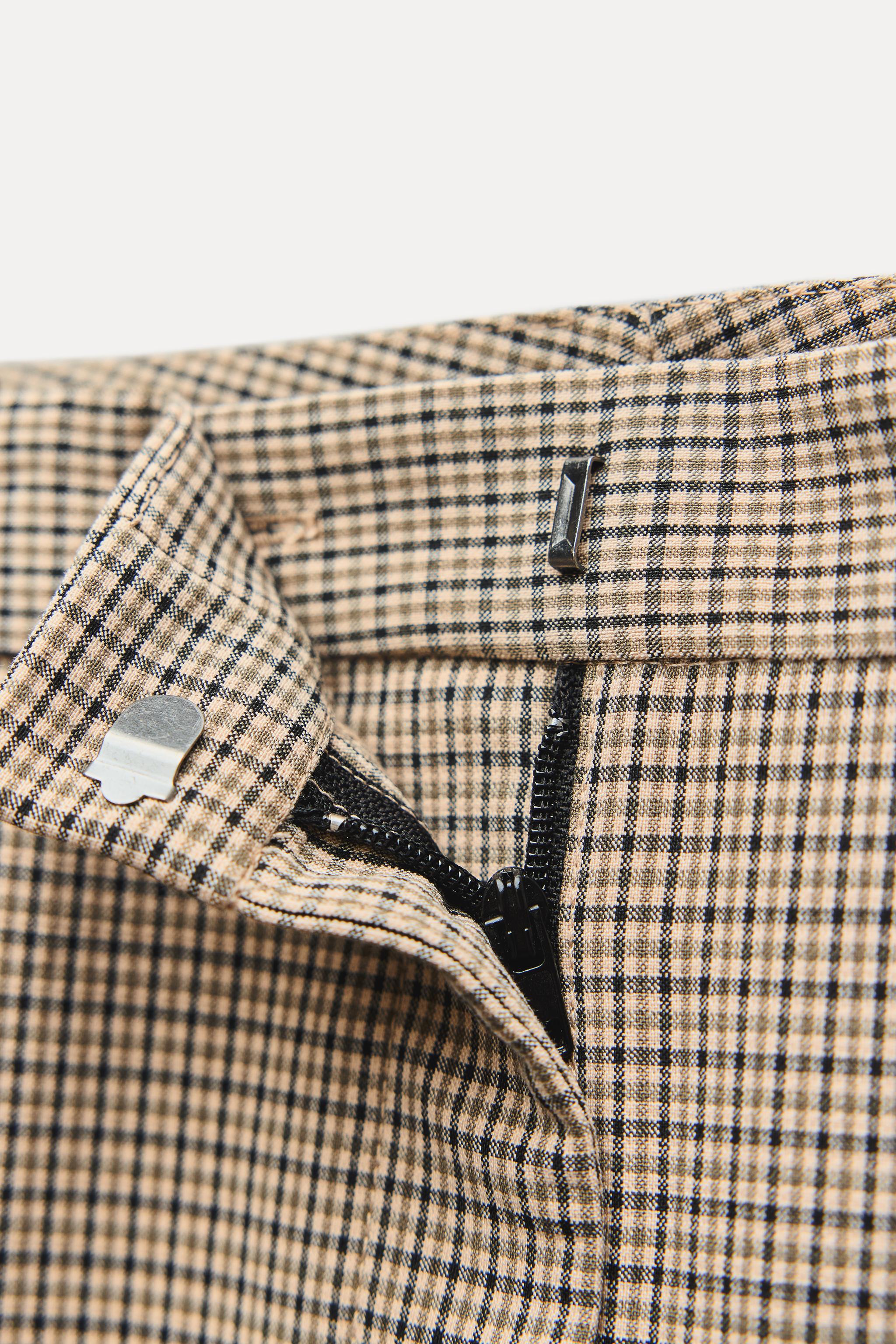 Zara Mens Check Trousers Zara Checkered Pants Mens Outlet