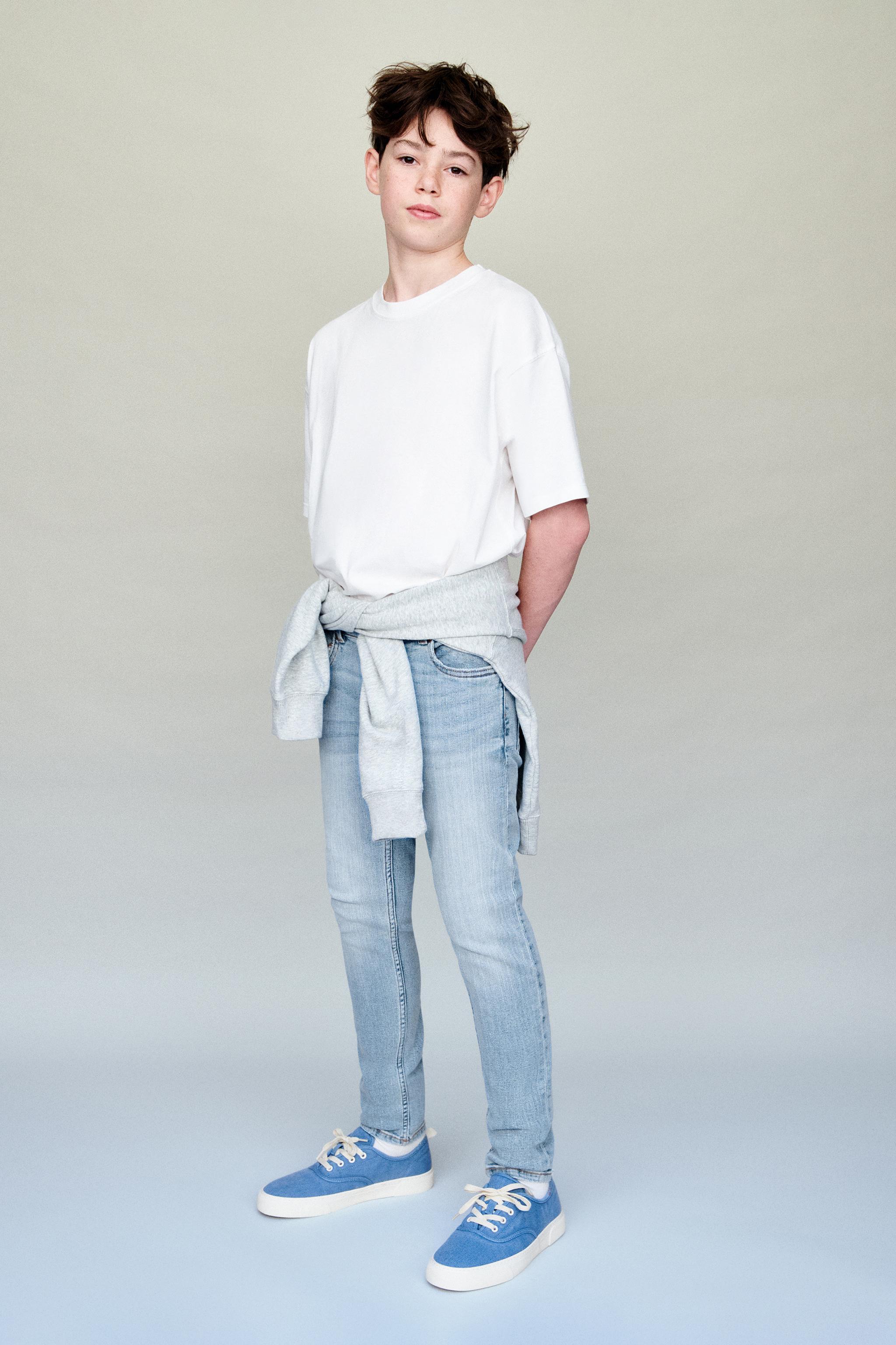 Chemise habillée à col boutonné bleu marine pour hommes et