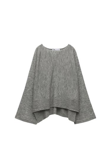 WOOL AND ALPACA BLEND FULL SLEEVE SWEATER
