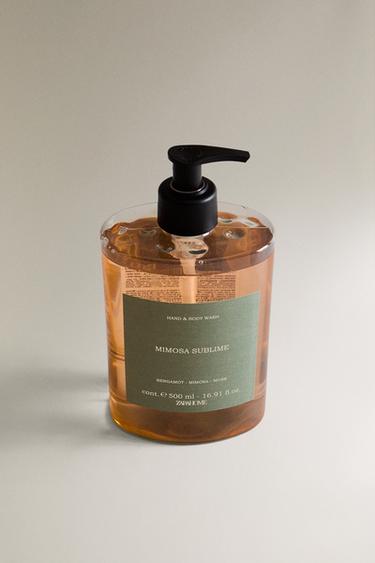 (500 ML) MIMOSA SUBLIME LIQUID SOAP - Yellow by Zara - Image 1
