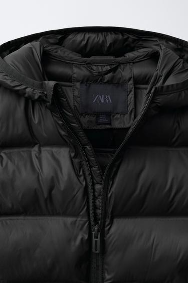 ULTRALIGHT HOODED PUFFER JACKET - Black by Zara - Image 5