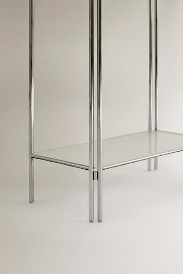 PORTE-SERVIETTES ACIER ET VERRE - Gris de Zara - Image 3