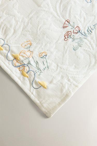 LOT SERVIETTES DE TABLE COTON TOILE DE JOUY (LOT DE 2) - Écru de Zara - Image 2