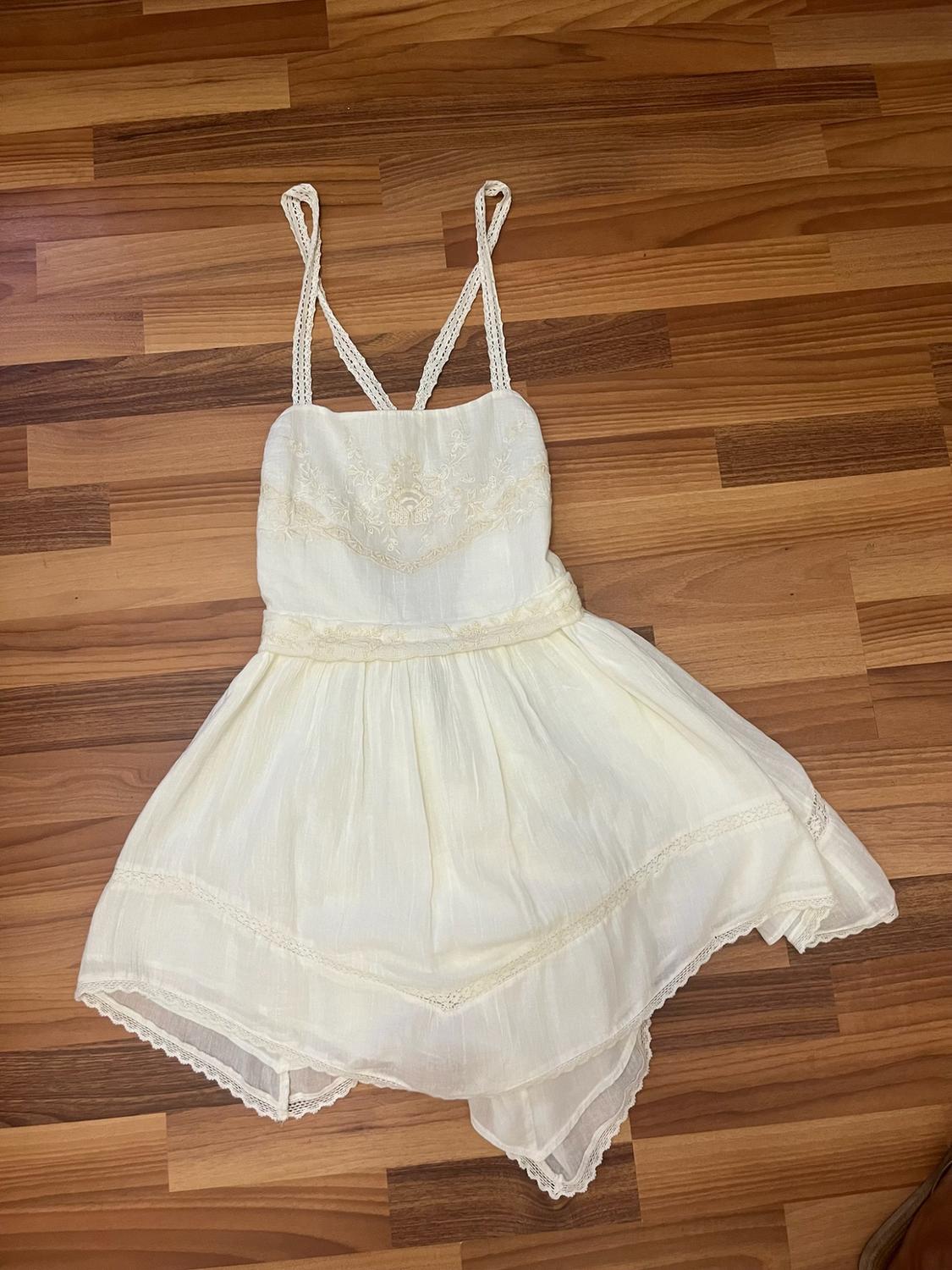 EMBROIDERED CHIFFON MINI DRESS - Image 2