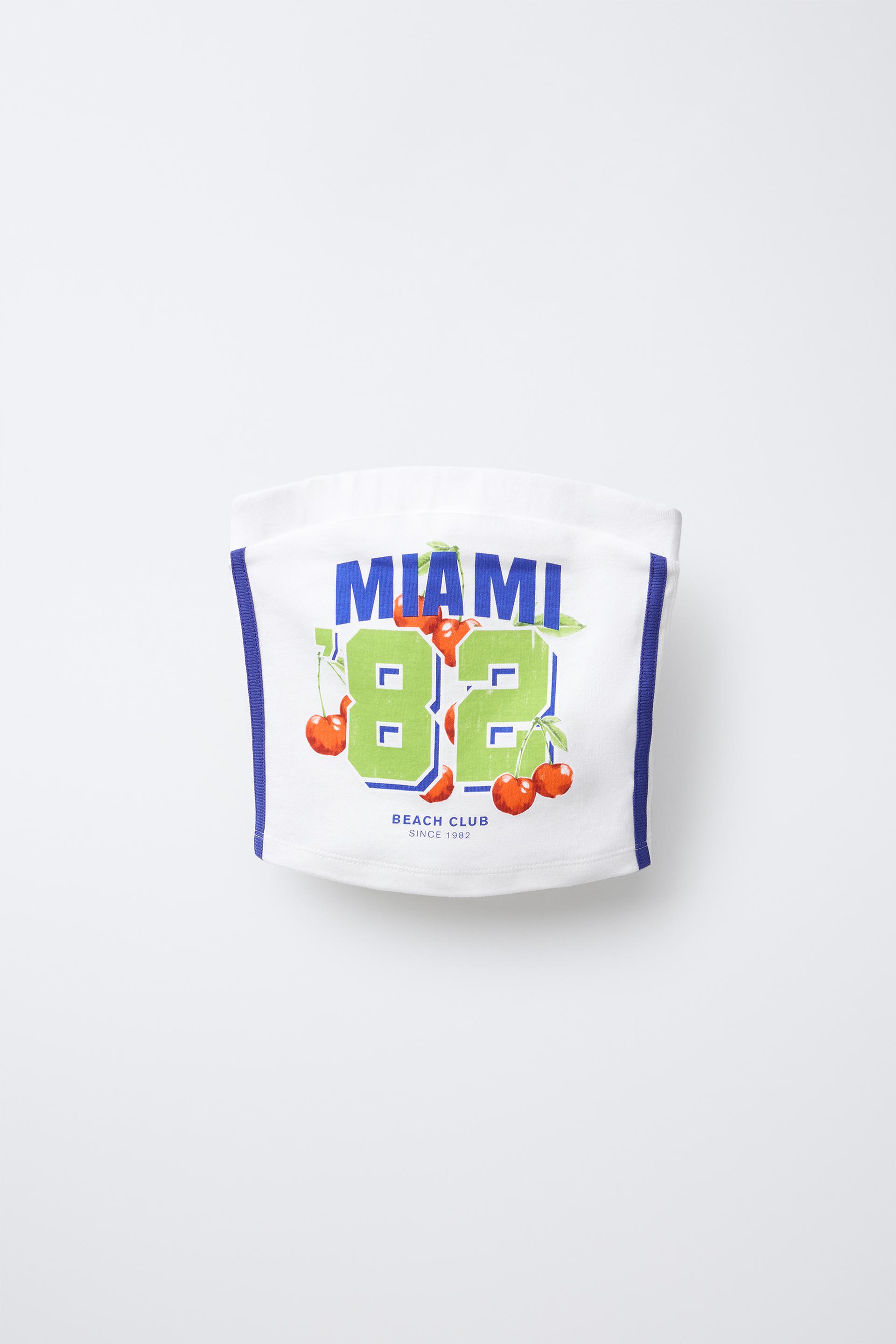 FRUIT TEXT BANDEAU TOP