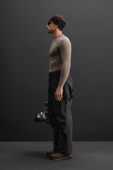 WATERPROOF SKI TROUSERS WITH RECCO® - Black by Zara - Image 3