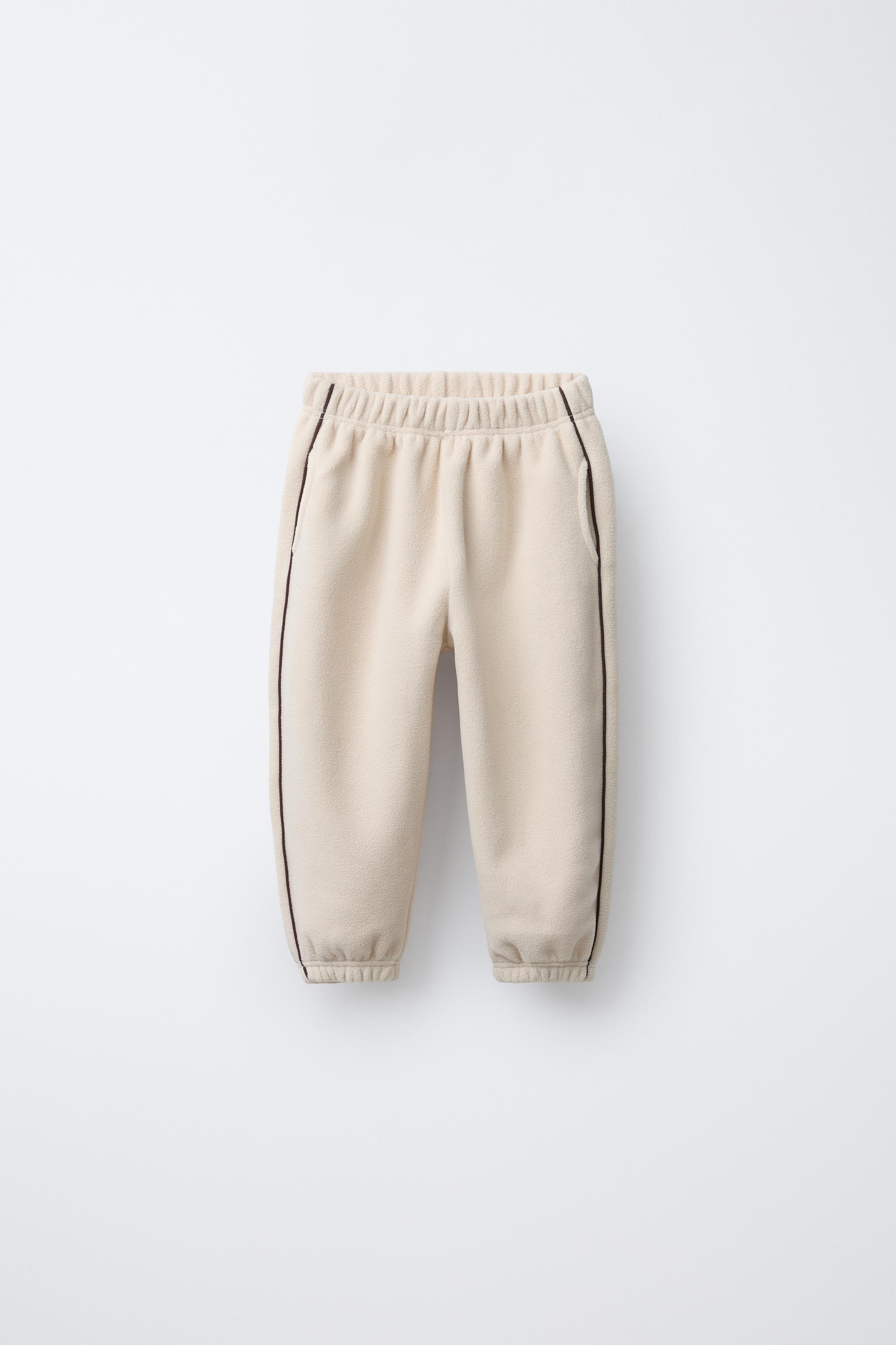 PIPED TRIM FLEECE JOGGER PANTS