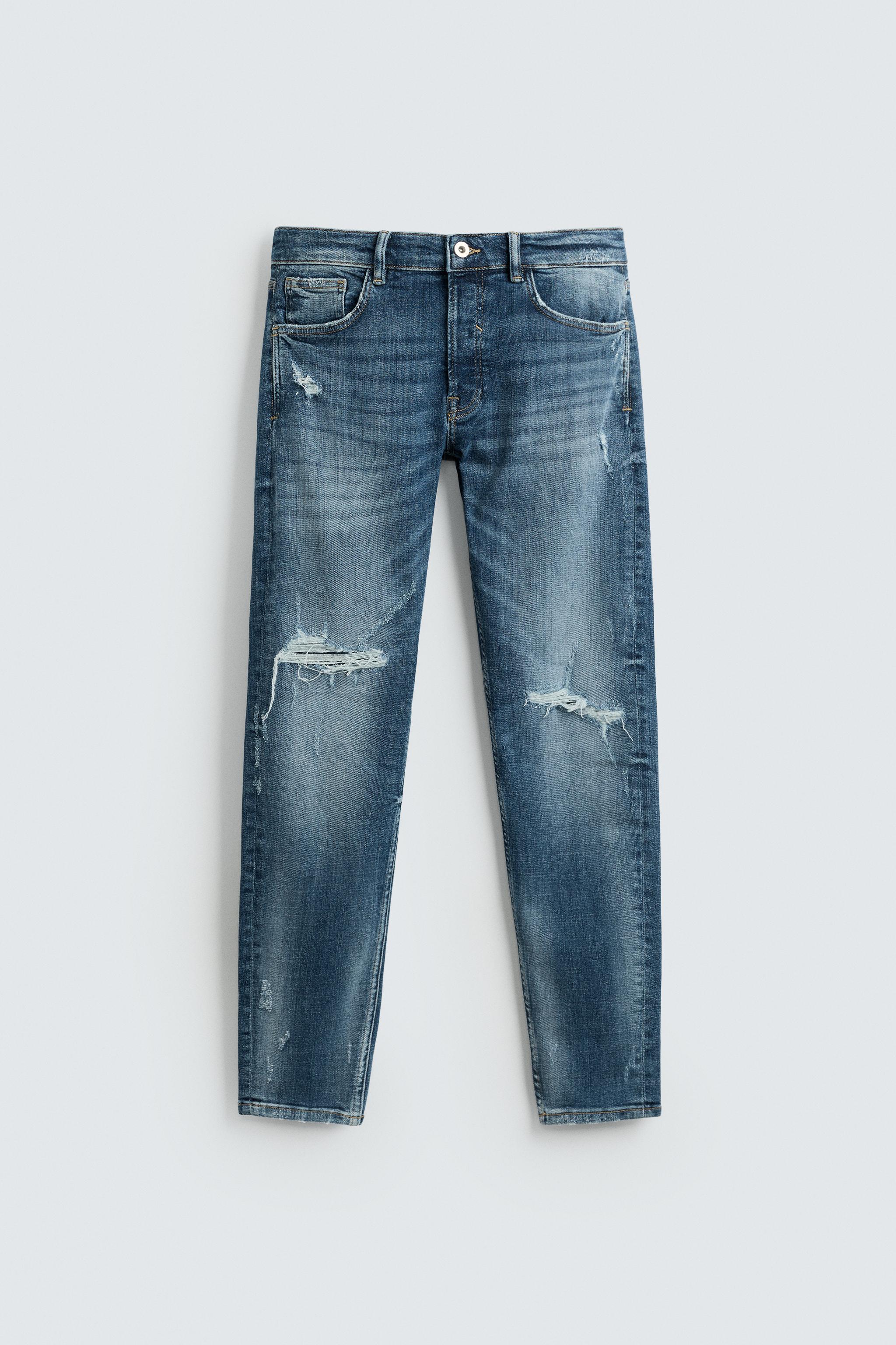 RIPPED SKINNY FIT JEANS