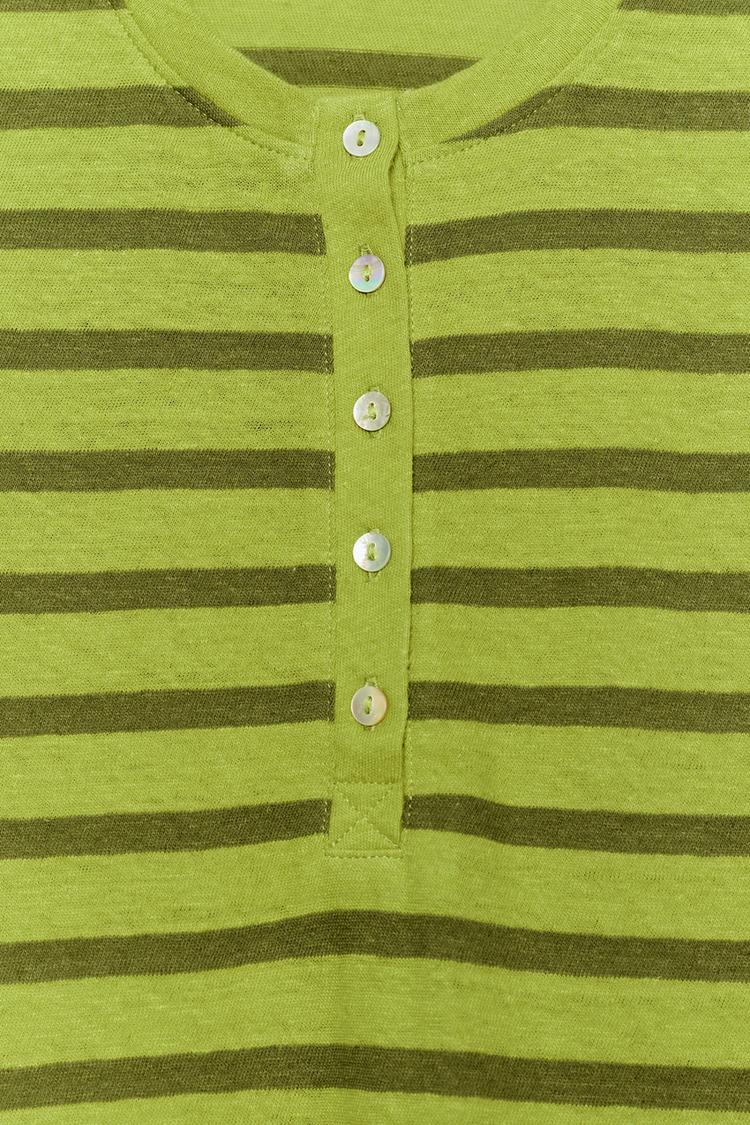 CAMISETA DE LINO CON BOTONES 6