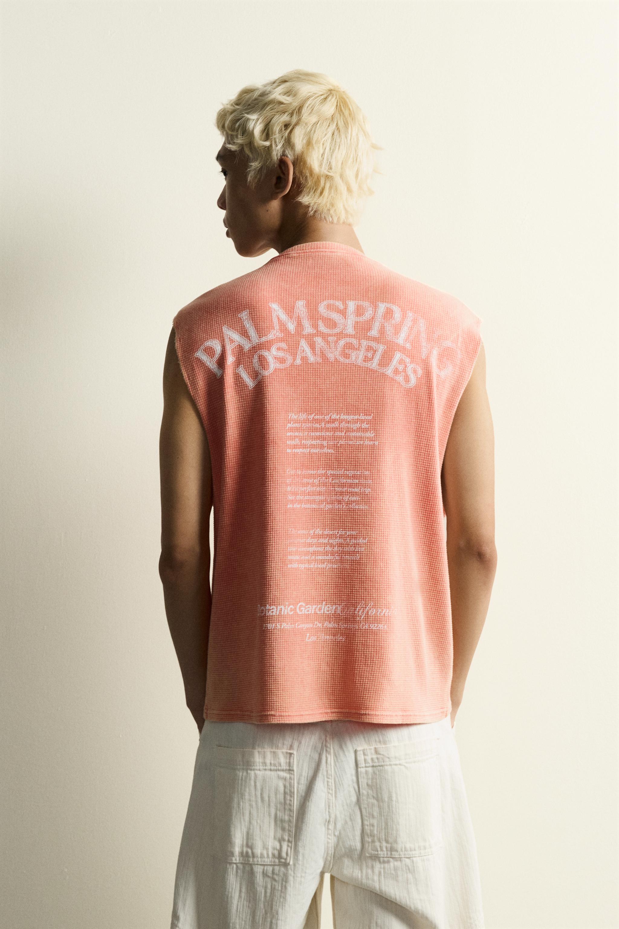 PRINTED KNIT TANK TOP