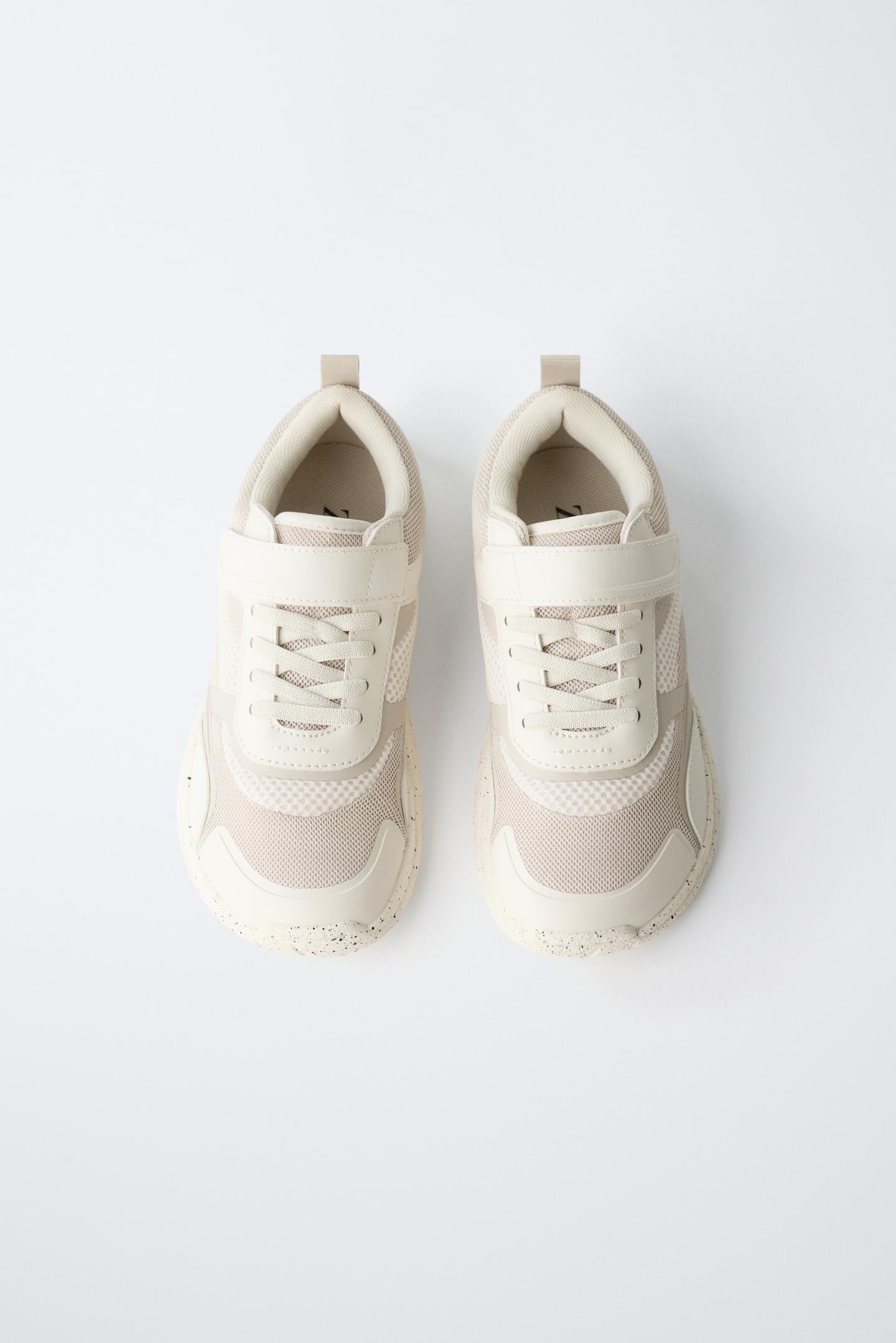 Детские кроссовки Zara Barefoot, цвет: Молочный белый — фото 9