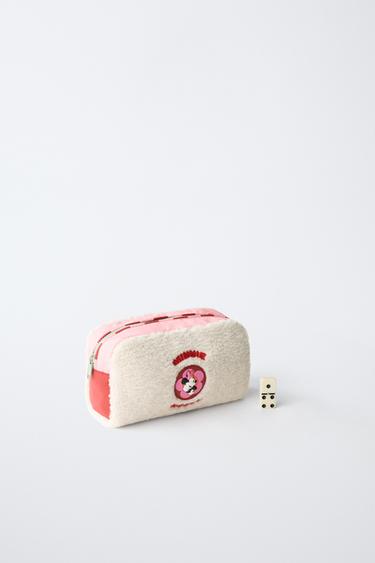 MINNIE MOUSE © DISNEY FAUX SHEARLING TOILETRY BAG - Pink by Zara - Image 5