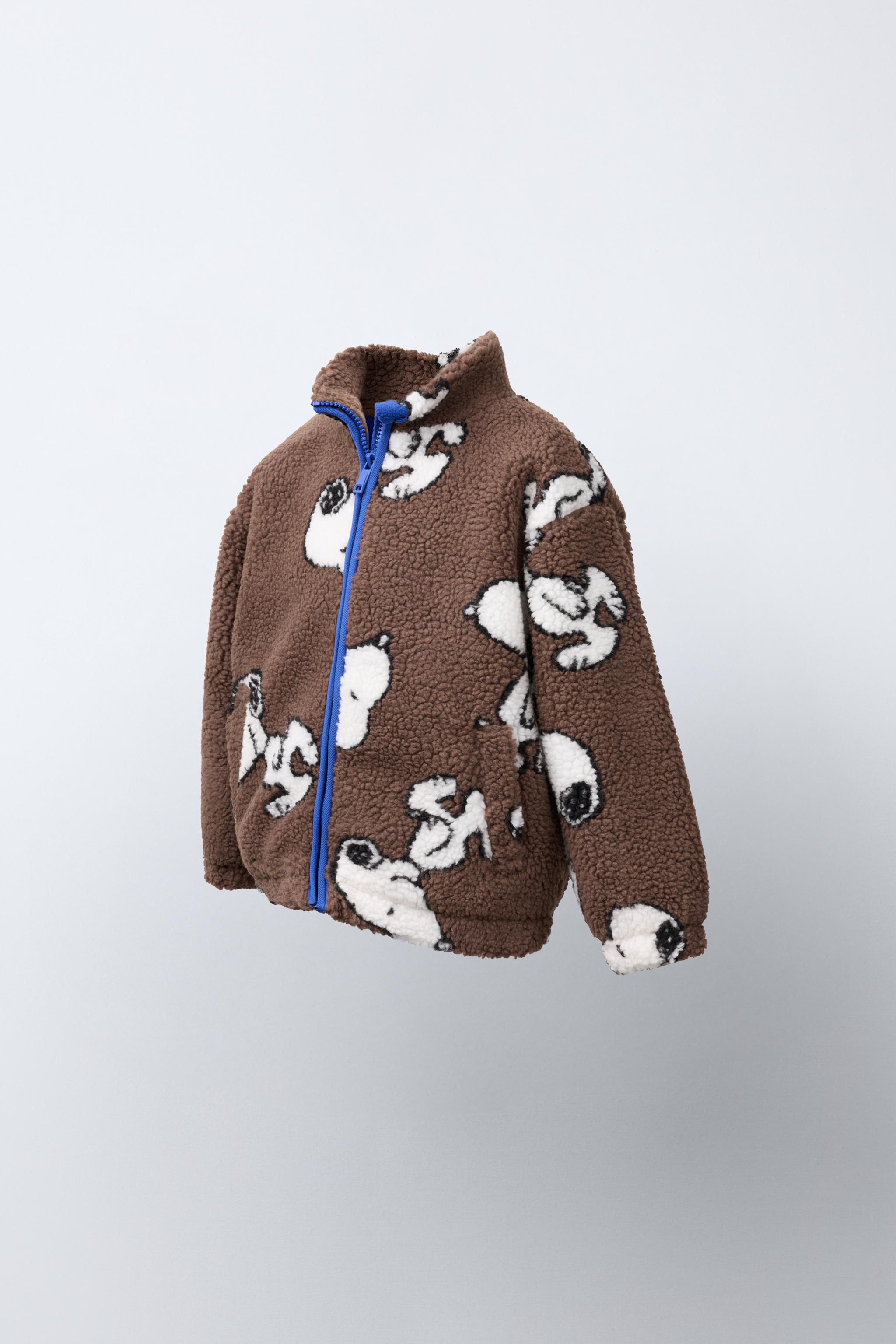 SNOOPY PEANUTS™ SHEARLING-EFFECT JACKET