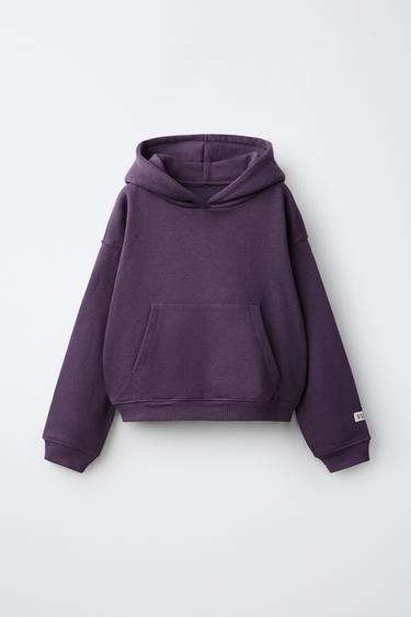 LABEL HOODIE — Eggplant 1