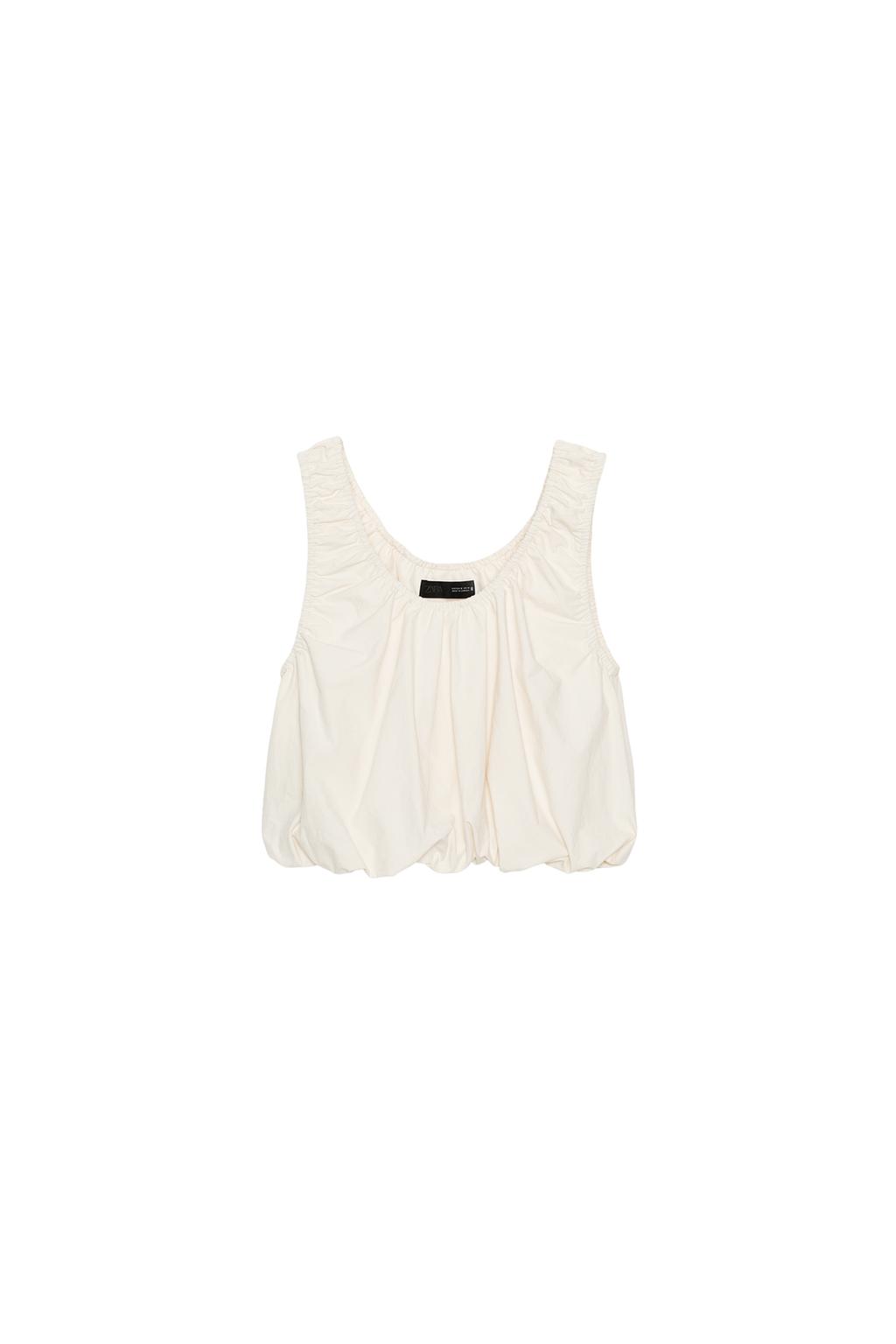 POPLIN BALLOON TOP - image 3