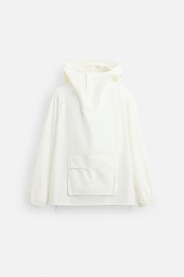 SOBRECAMISA CAPUCHA - Crudo de Zara