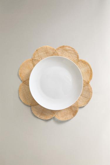 FLOWER RAMIE PLACEMAT - Pale pink by Zara - Image 3