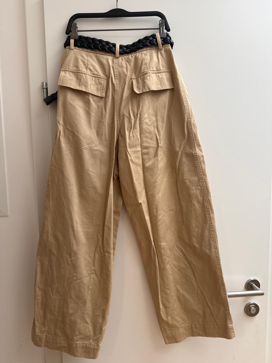 CARROT FIT TROUSERS WITH BELT - Image 3