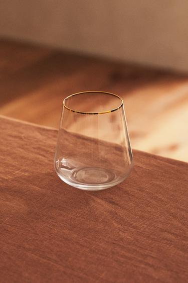 VERRE BORD DORÉ BOHEMIA CRYSTAL - Or de Zara