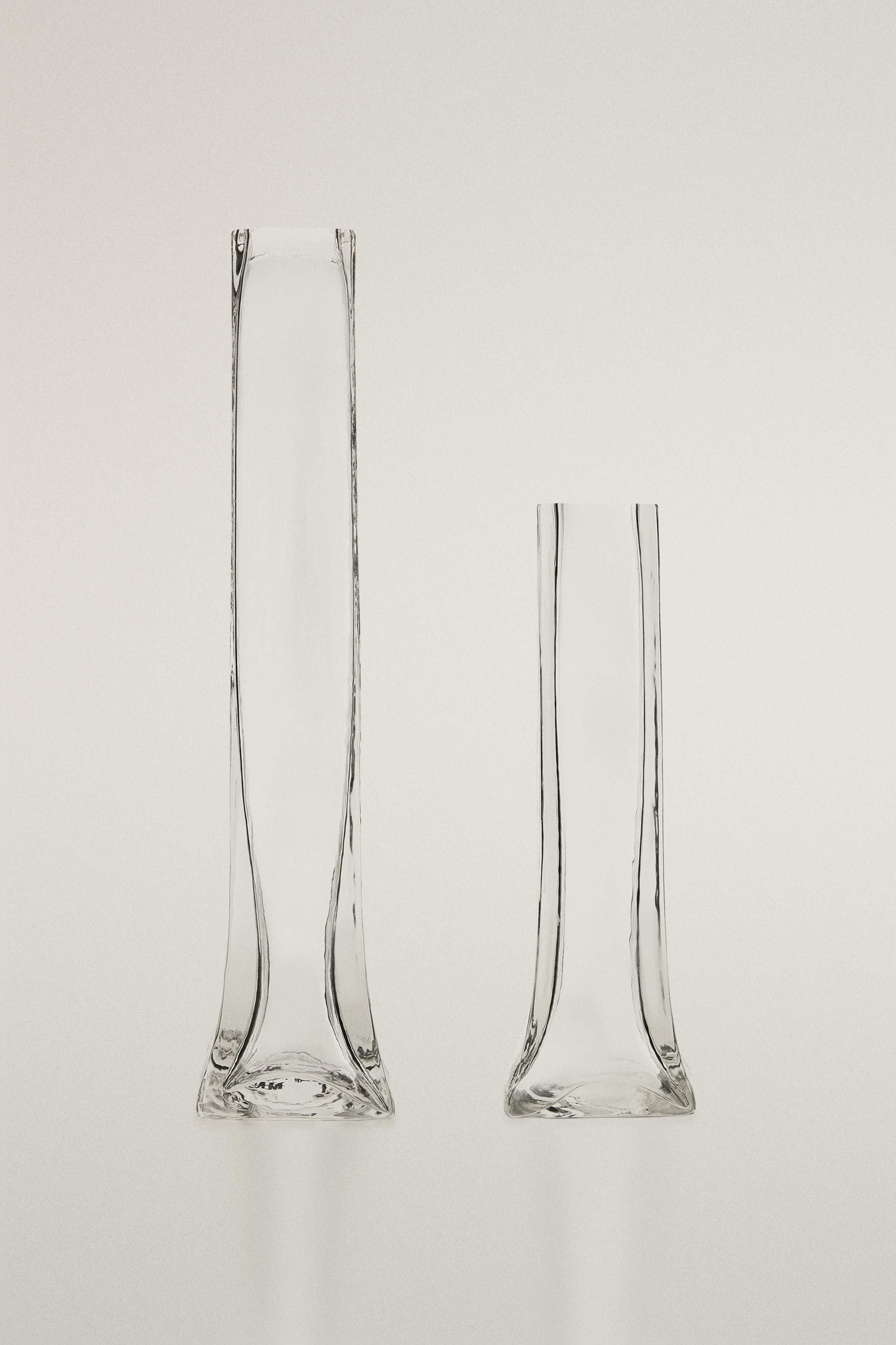 TALL DECORATIVE GLASS VASE