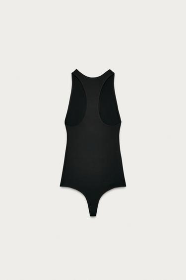 HALTER BODYSUIT MARISA BERENSON X ZARA - Black by Zara - Image 3