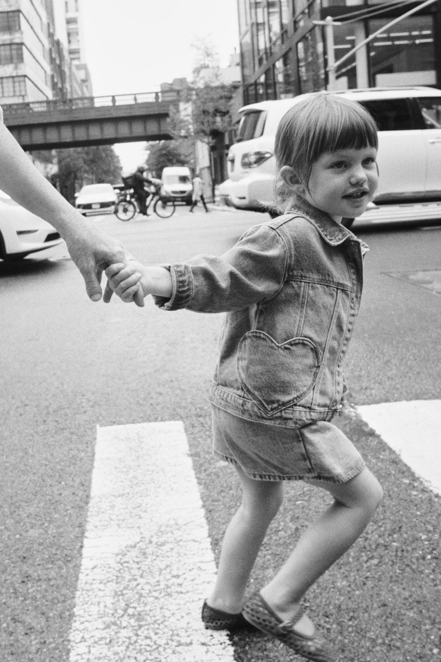 VESTE EN DENIM CŒURS