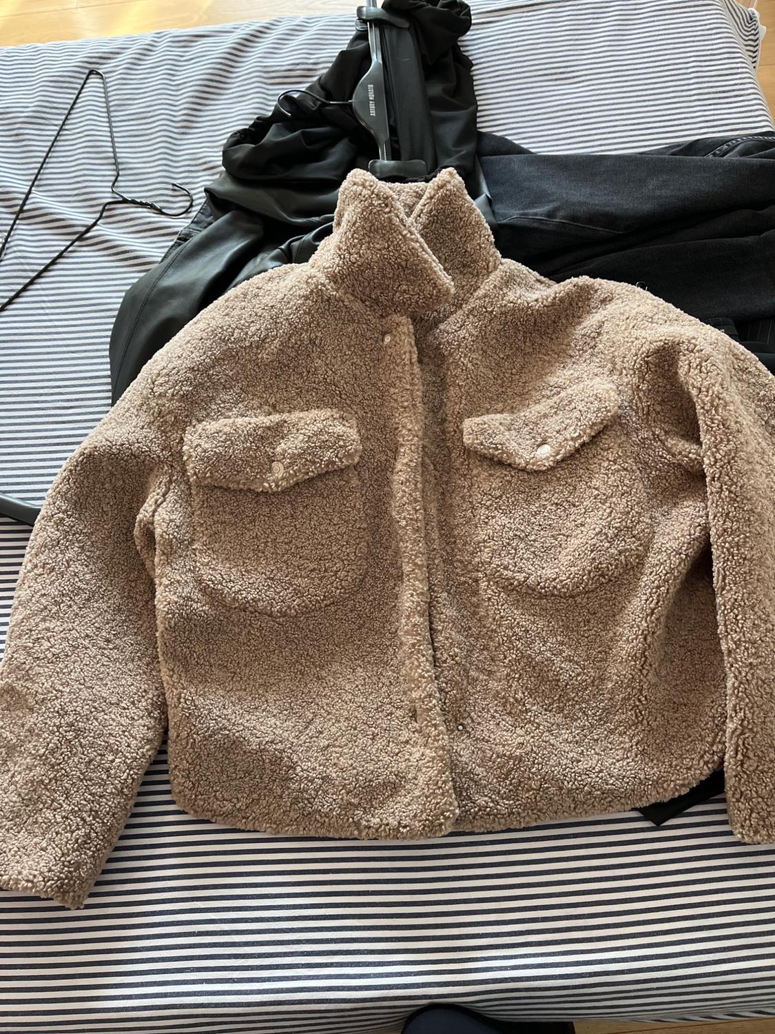 FAUX SHEARLING JACKET