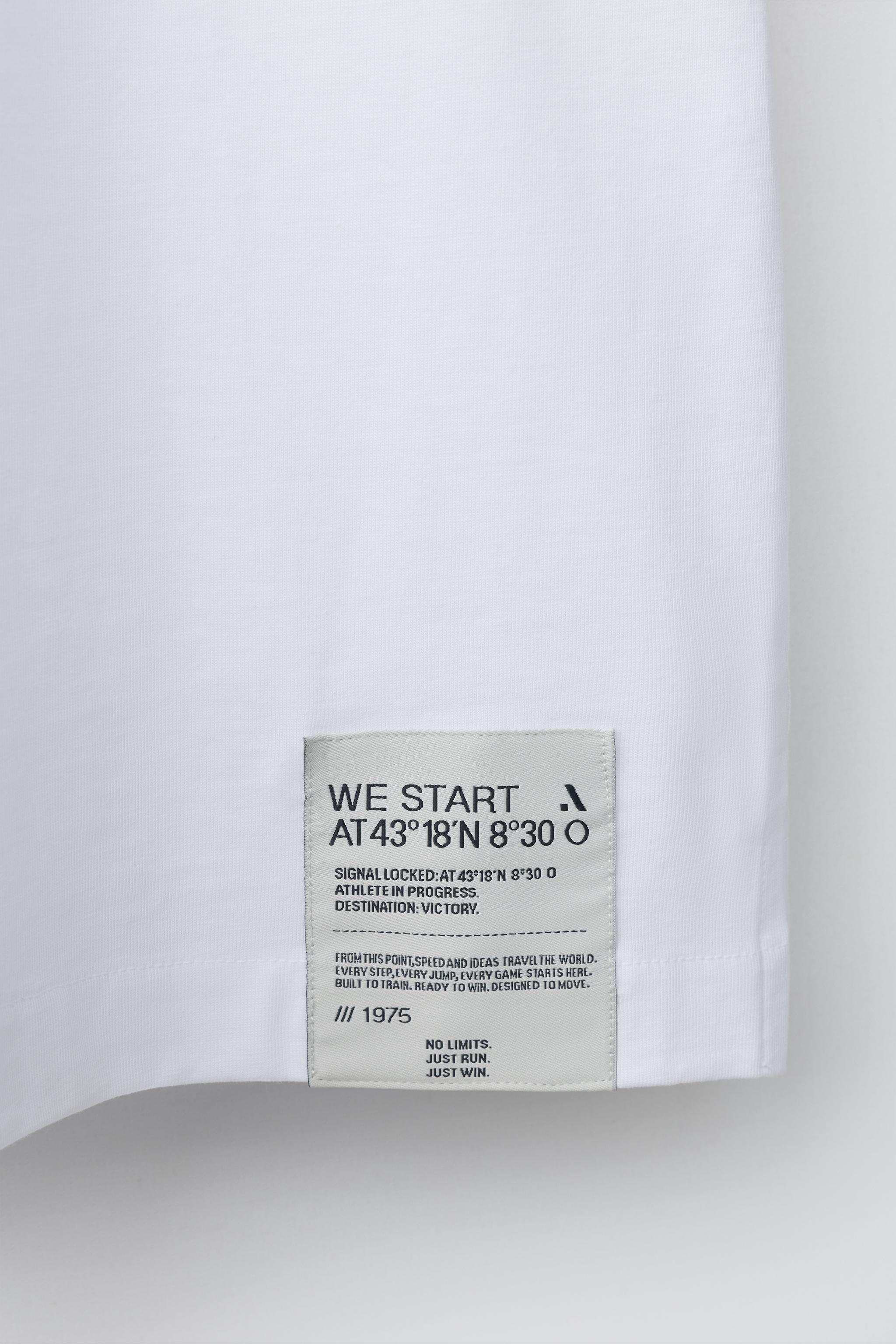 Детские футболки Zara SPORTY LOGO T-SHIRT — фото 4