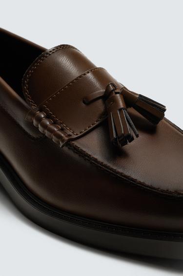 DRESS PENNY LOAFERS - Brown by Zara - Image 5